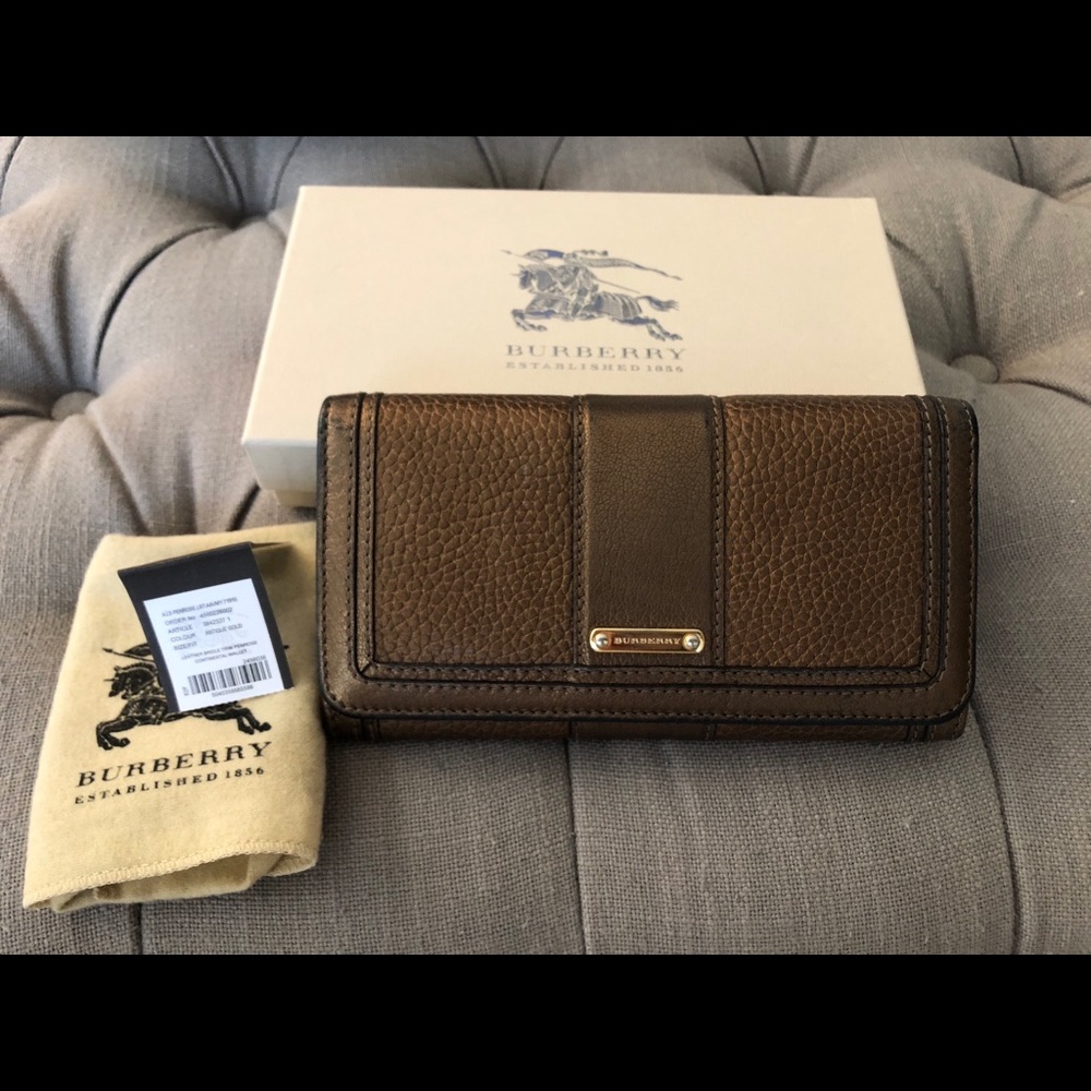 Burberry wallet - Gold - Picture 1 of 7